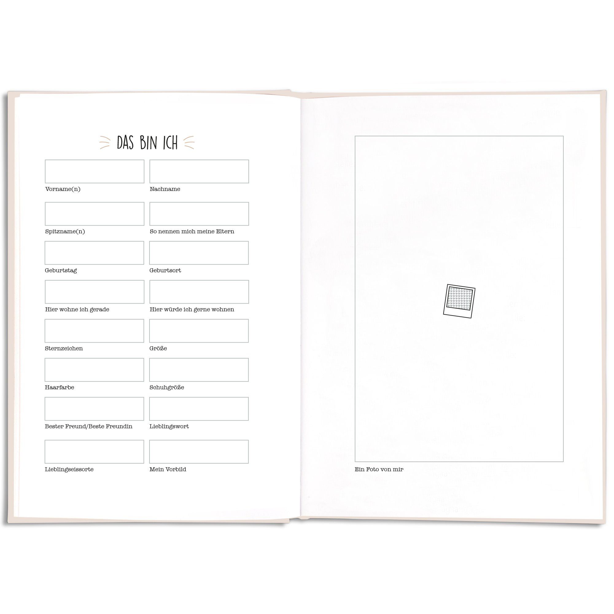 CUPCAKES & KISSES Notizbuch Ausfüllbuch: Das solltest du über mich wissen – Bild 3 von 5