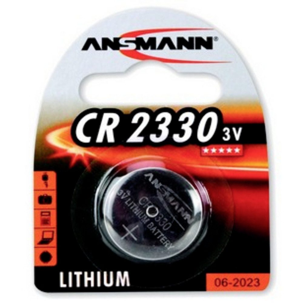 ANSMANN AG Ansmann Knopfzelle CR2330 3 V 1 St. 250 mAh Lithium Knopfzelle