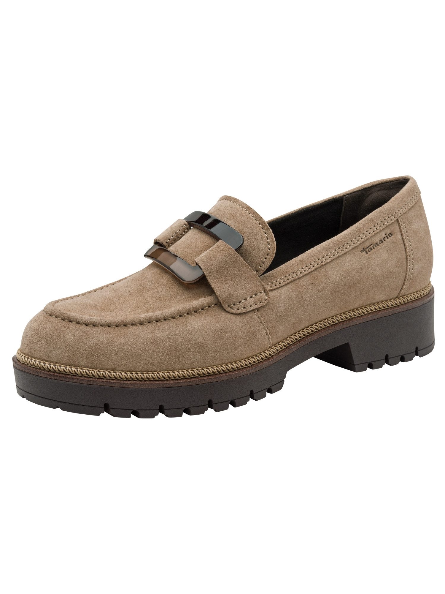 TOUCH-IT aus Leder kein Absatz 1-24722-43 Slipper