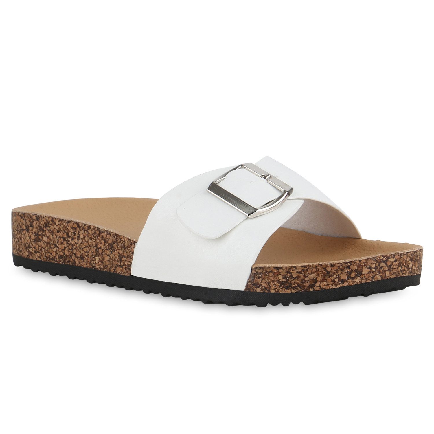 VAN HILL 841367 Pantolette Damen Мули Сандалі Bequeme Hausschuhe Profil-Sohle