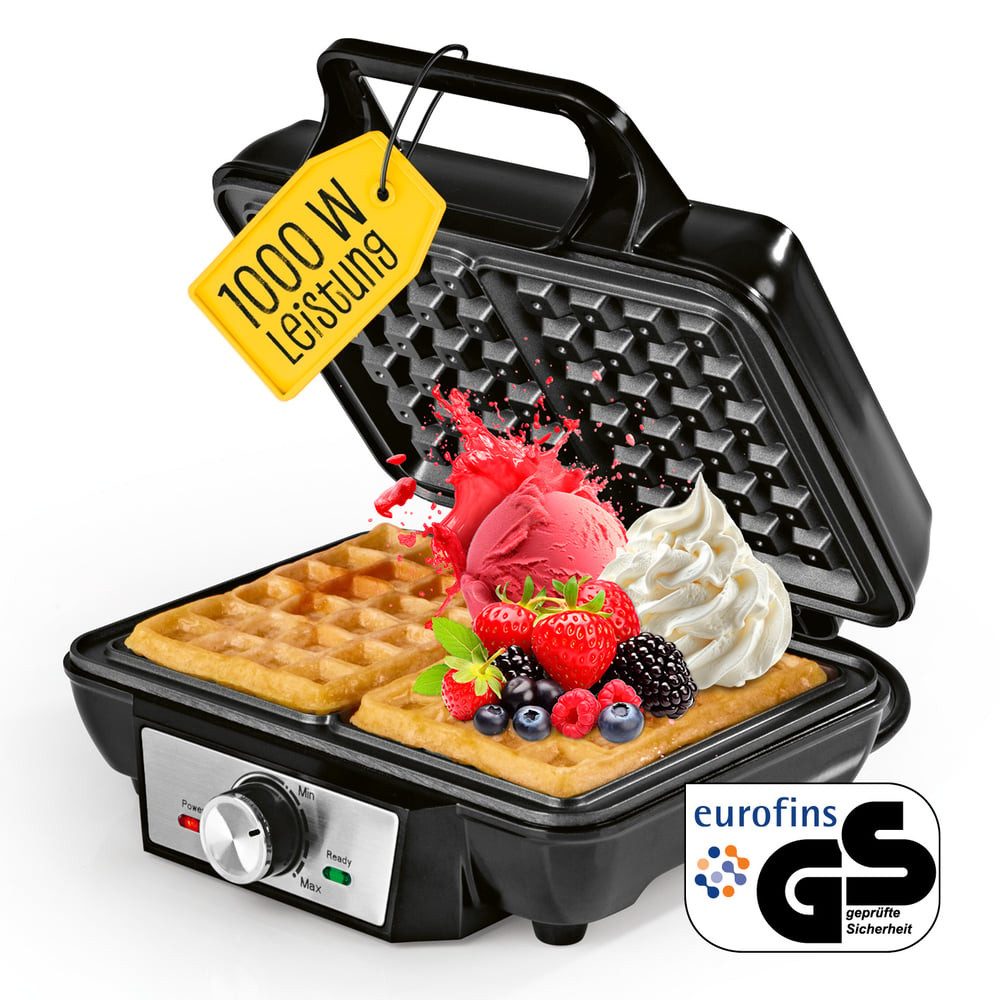 Waffeleisen Doppel-Waffeleisen für Belgische Waffeln