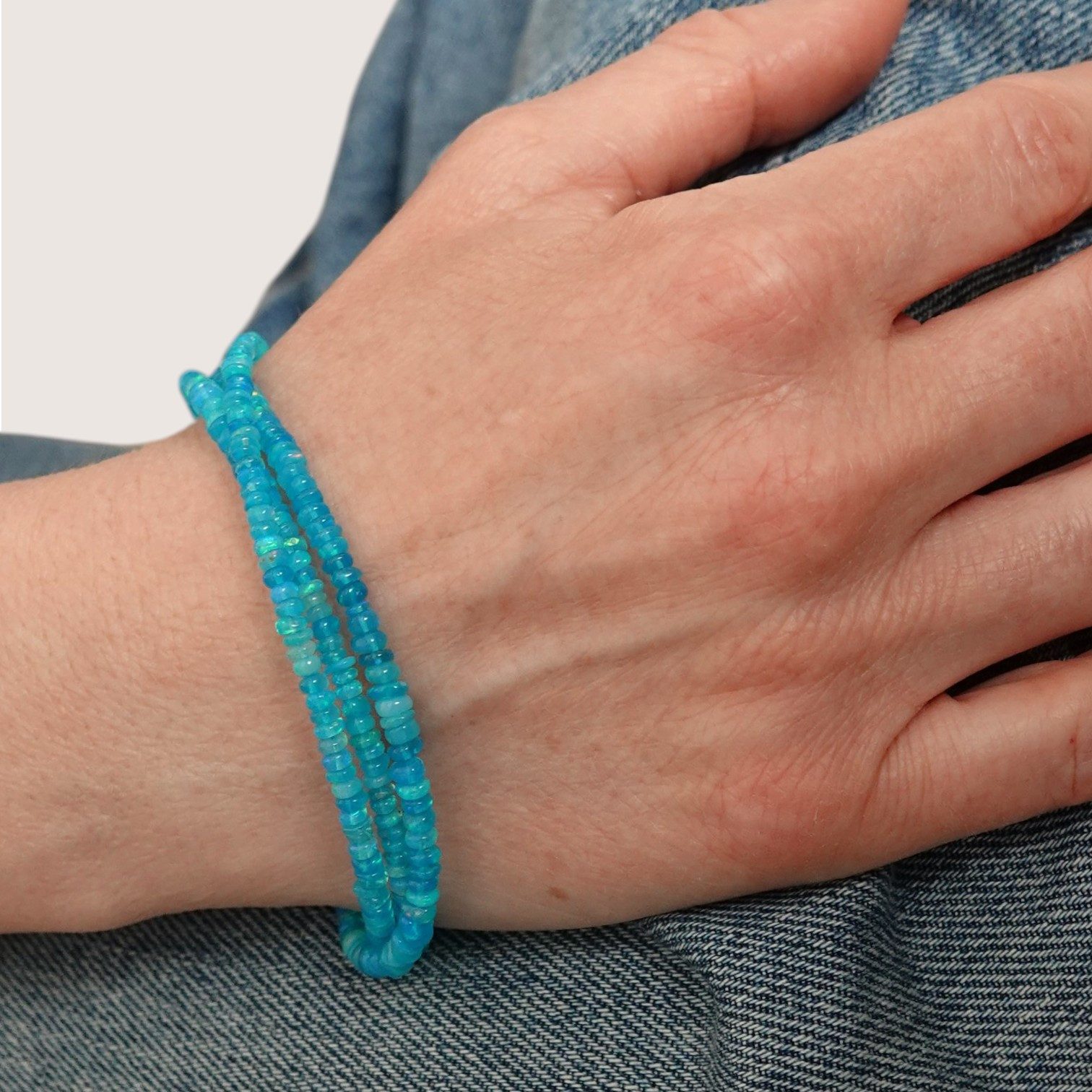Sogni d'oro Armband mit paraibafarbenem Opal, Silber 925