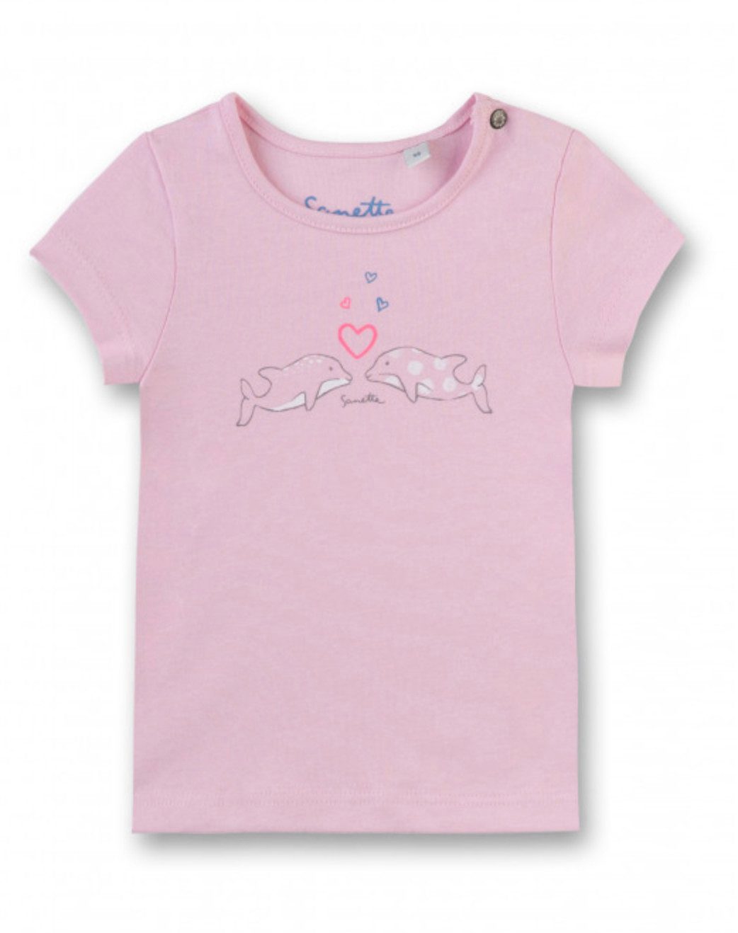 T-Shirt Baby Mädchen T-Shirt aus Baumwolle mit Delfinmotiv