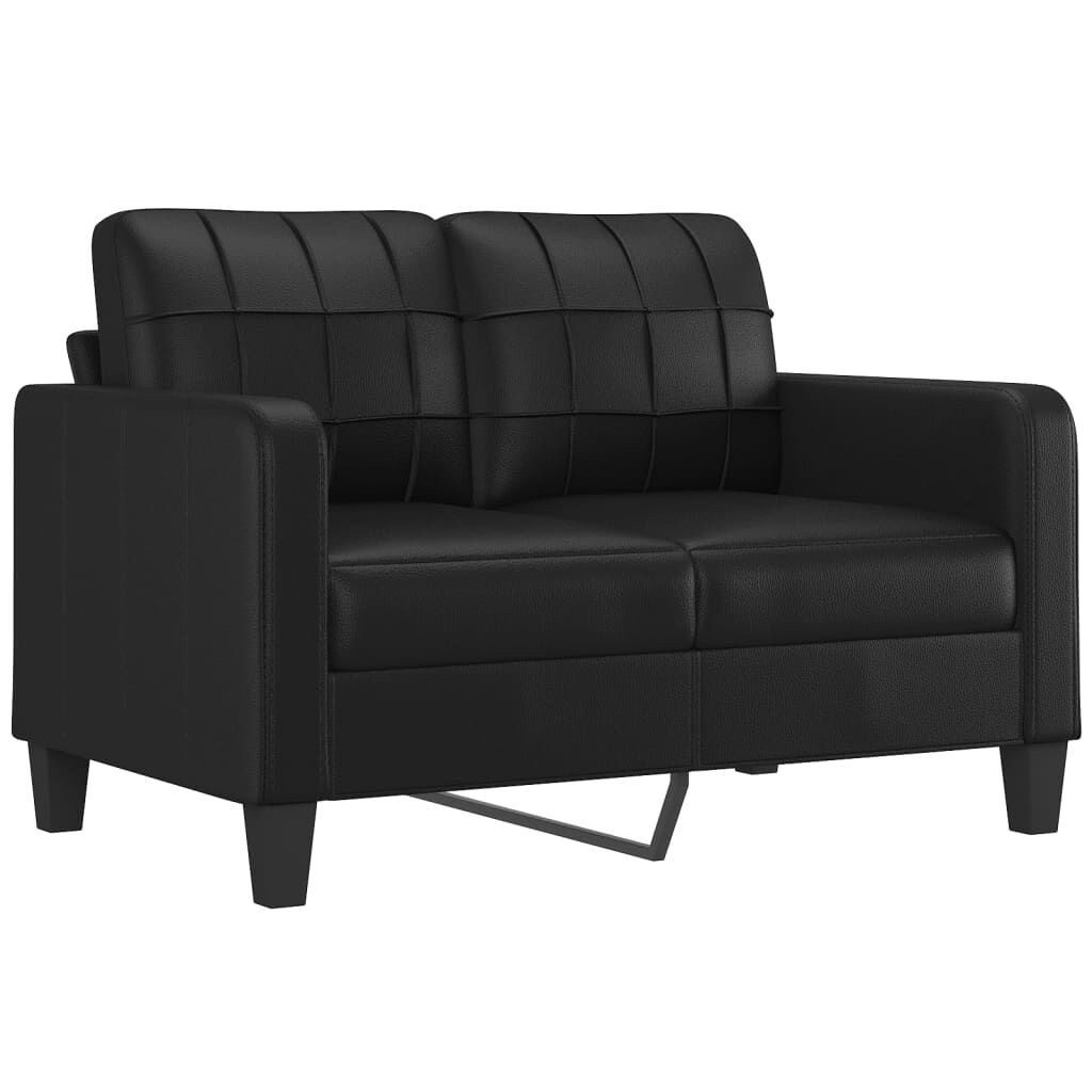 Nettlife Sofa 2-Sitzer-Sofa Schwarz 120/140 cm, Geeignet für Wohnzimmer, Sc günstig online kaufen