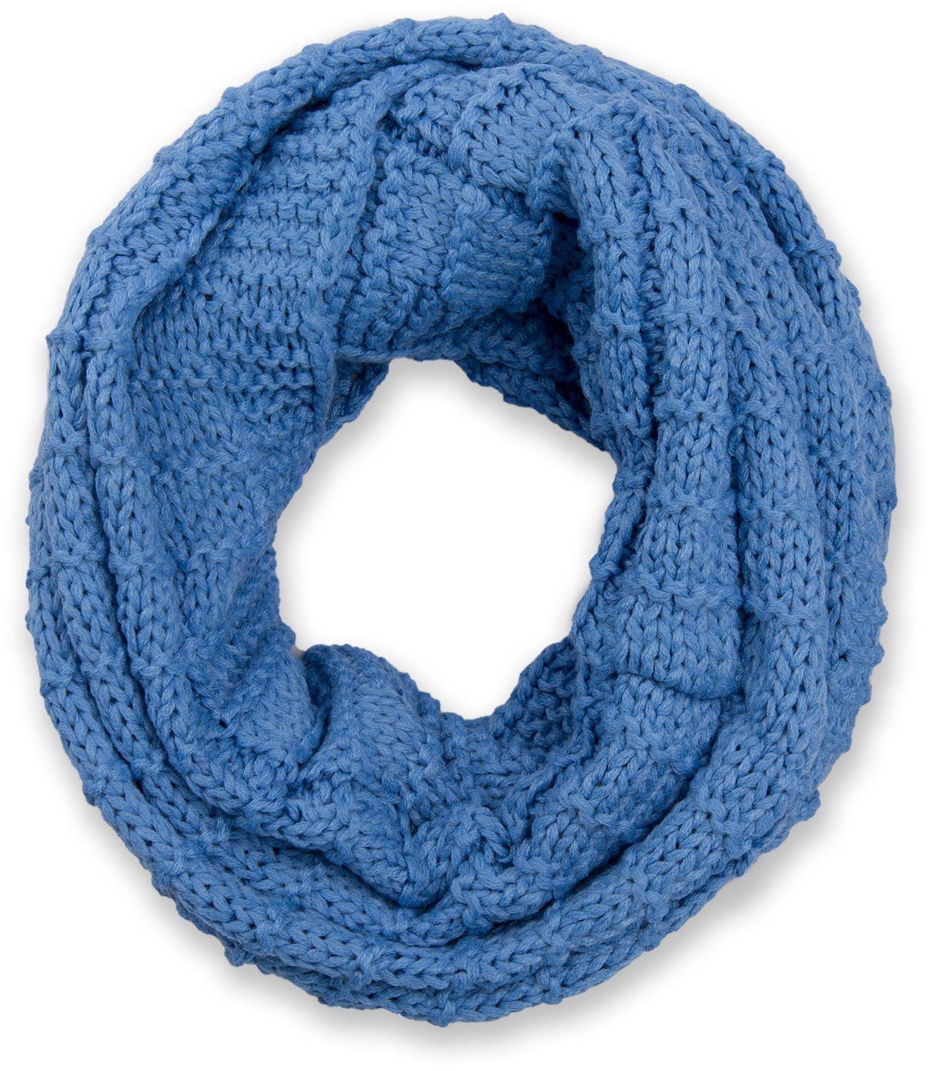 styleBREAKER Strickschal Strick Loop mit Karomuster, (1-St) günstig online kaufen