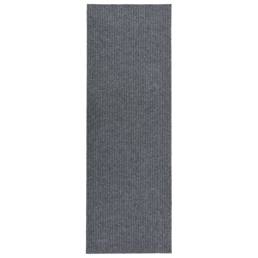 Teppich Schmutzfangläufer Grau 100x350 cm