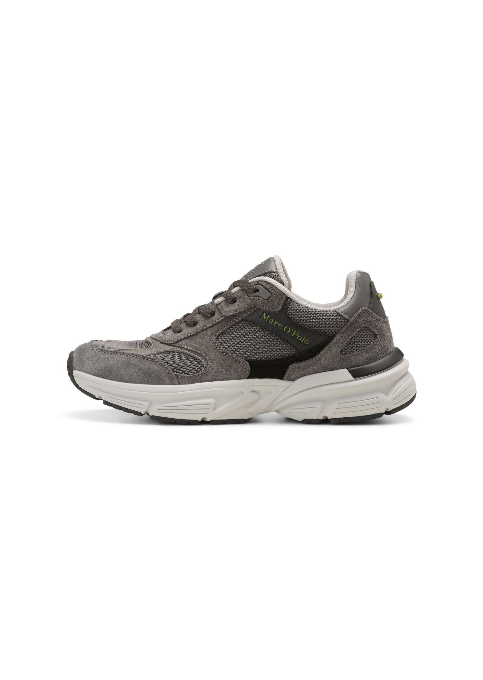 Marc O'Polo Mesh grau Sneaker Rindsleder und aus