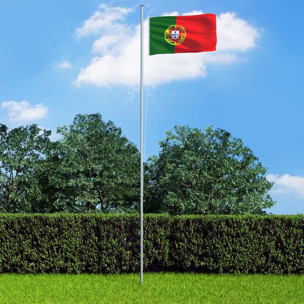 vidaXL Fahne NA Flagge Portugals 90150 cm