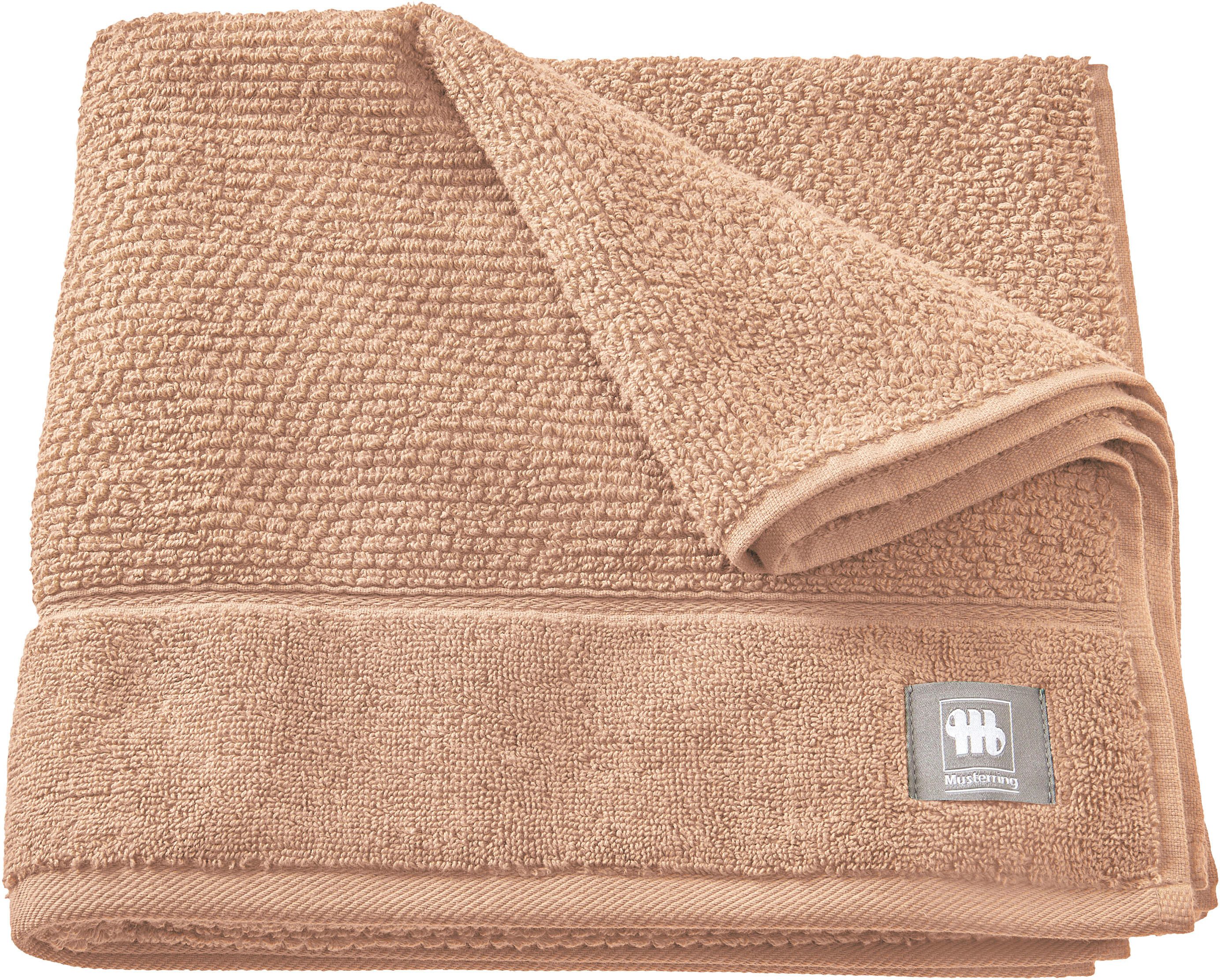 Musterring Handtuch Solid, Frottee (1-St), hautschmeichelnde günstig online kaufen