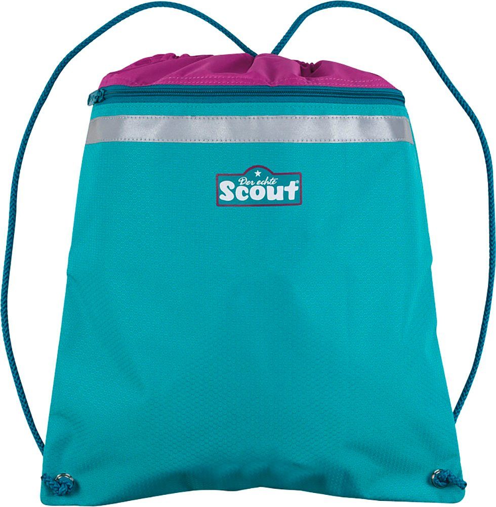 Scout Schulranzen Alpha, Dreamworld (Set, 4-tlg), 2 Funny Snaps Move; enthält recyceltes Material