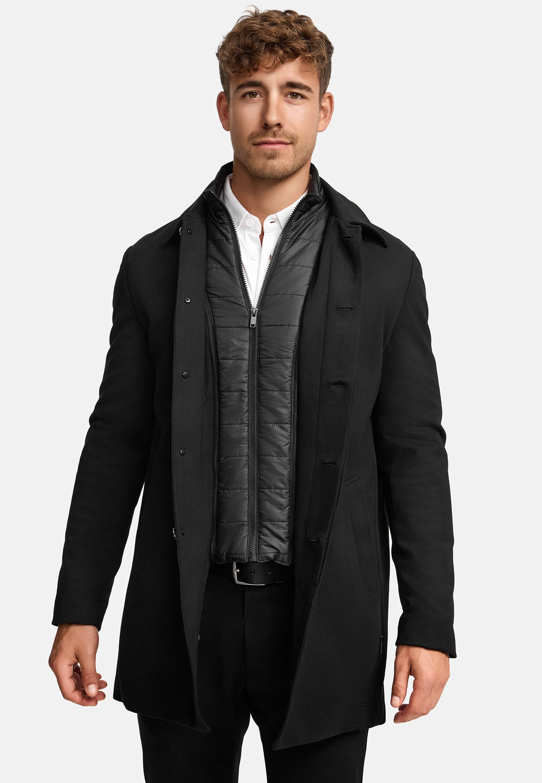 INDICODE Kurzmantel Herren INBenyome Mantel Winter Herrenmantel – Bild 3 von 5