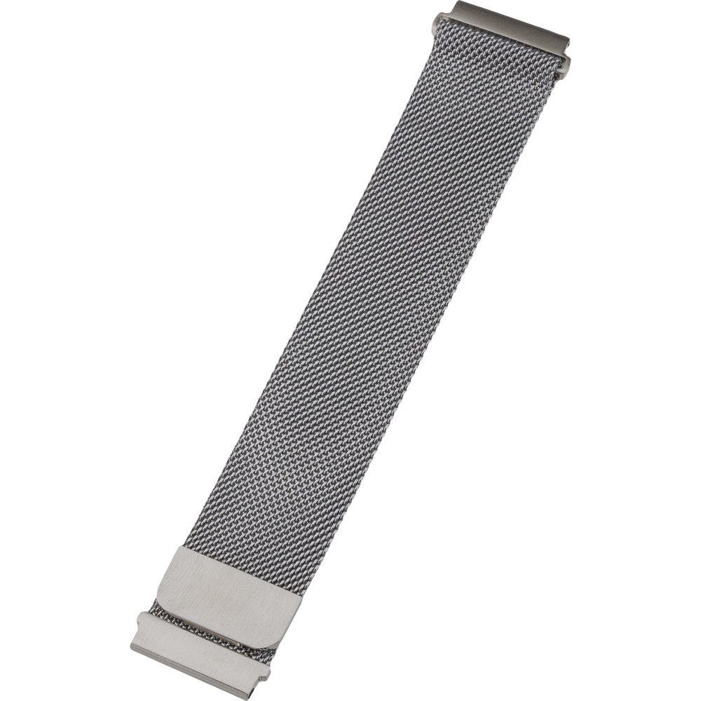 Peter Jäckel Smartwatch-Armband Armband 22mm Milanaise Silver (17651)