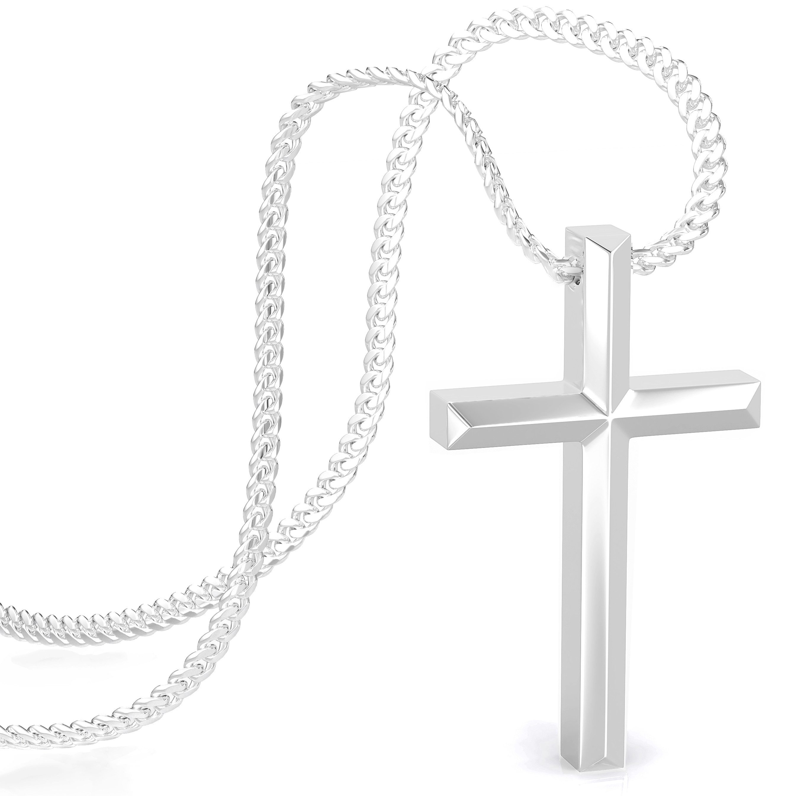 Collier Edelstahl Damen Halskette "Light" 316L (Chirurgenstahl), wasserdicht