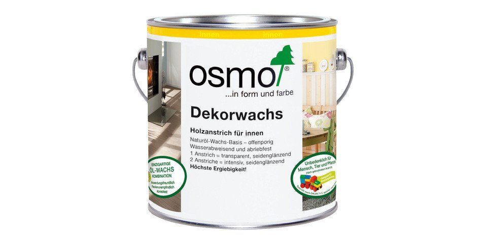Osmo Dekorwachs 750 ml intensi weiß matt Holzpflegeöl