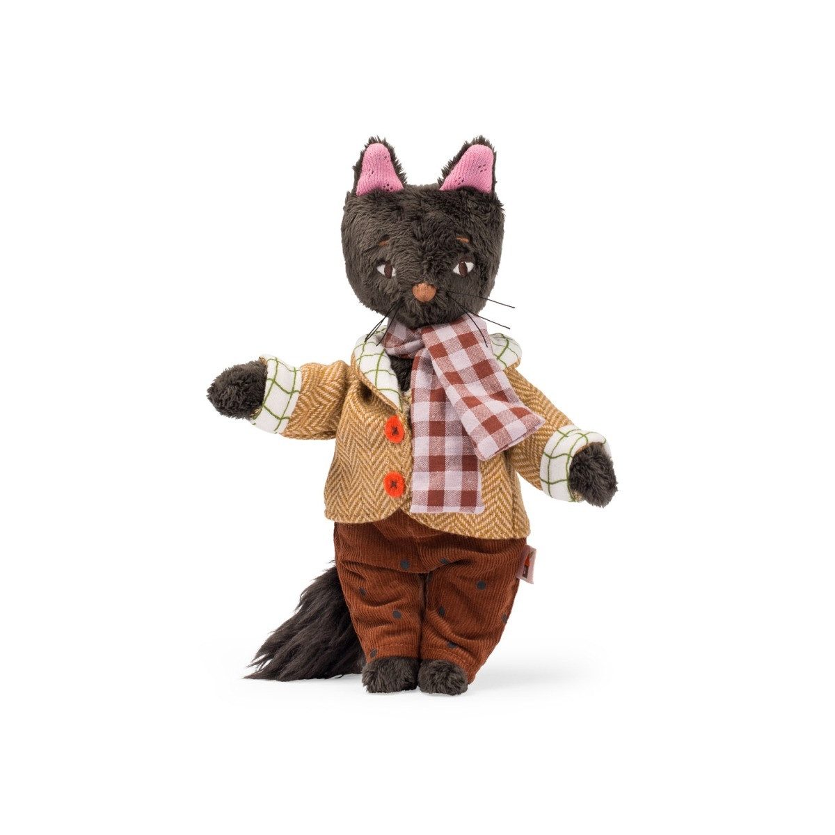 Moulin Roty Kuscheltier Minouchkas Plüschtier Katze Léon weiches Kuscheltier für Babys und (1-St)