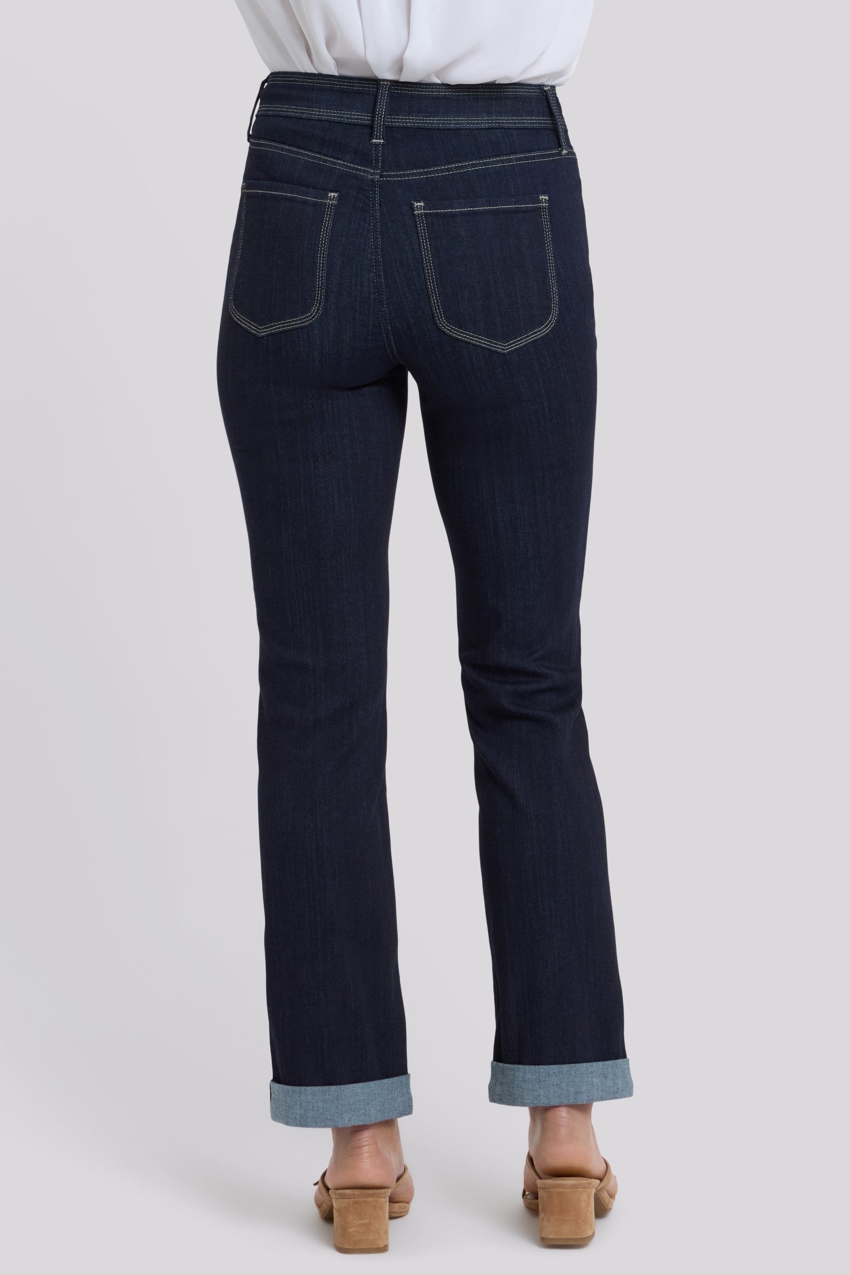NYDJ Straight-Jeans Marilyn Straight Jeans in Sure Stretch® Denim mit High Rise
