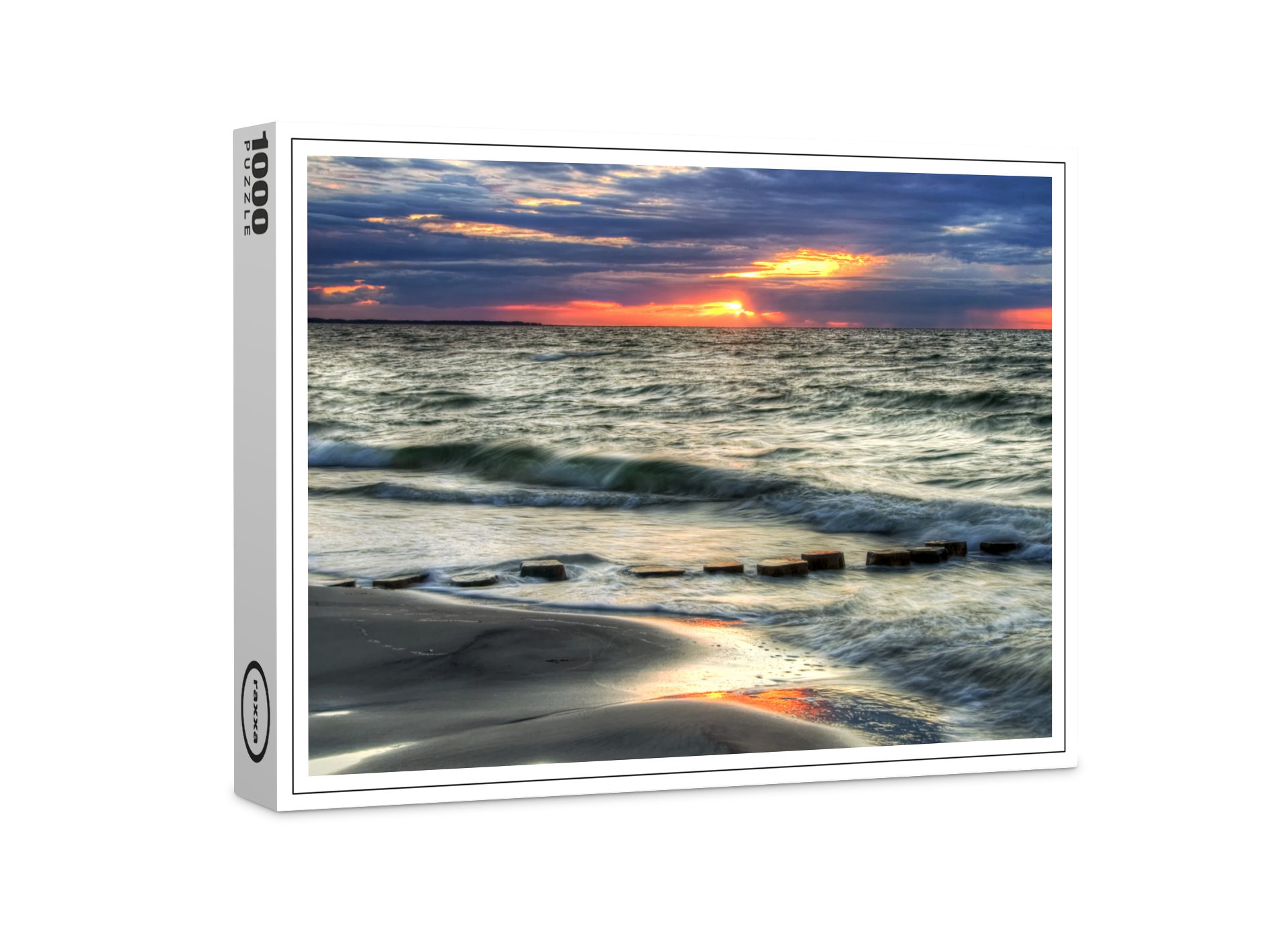 raxxa Puzzle Premium-Puzzle "Typisch Ostsee", FSC®, 1000 Puzzleteile