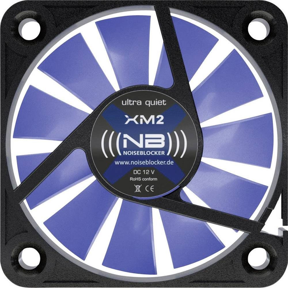 Gehäuselüfter BlackSilent XM2 4 cm PC-Lüfter