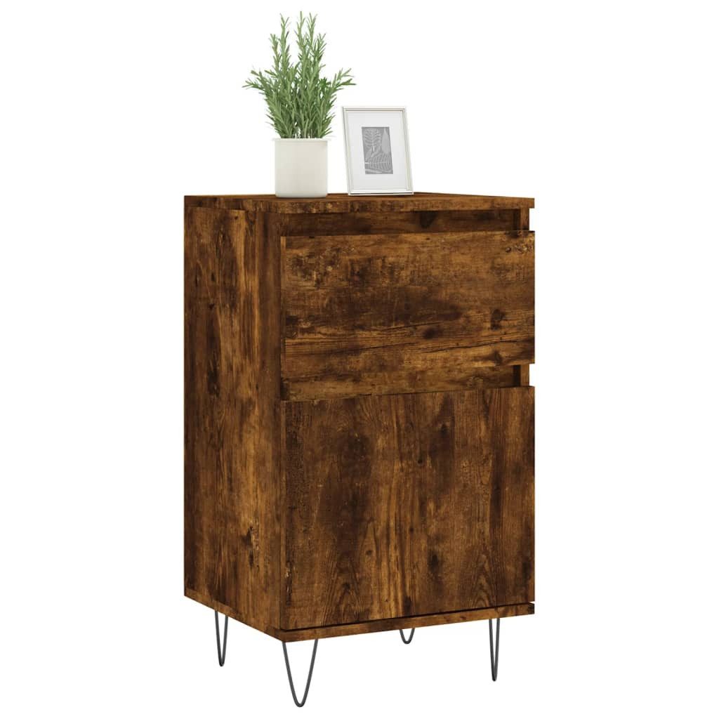 vidaXL Sideboard Sideboards 2 Stk. Räuchereiche 40x35x70 cm Holzwerkstoff ( günstig online kaufen