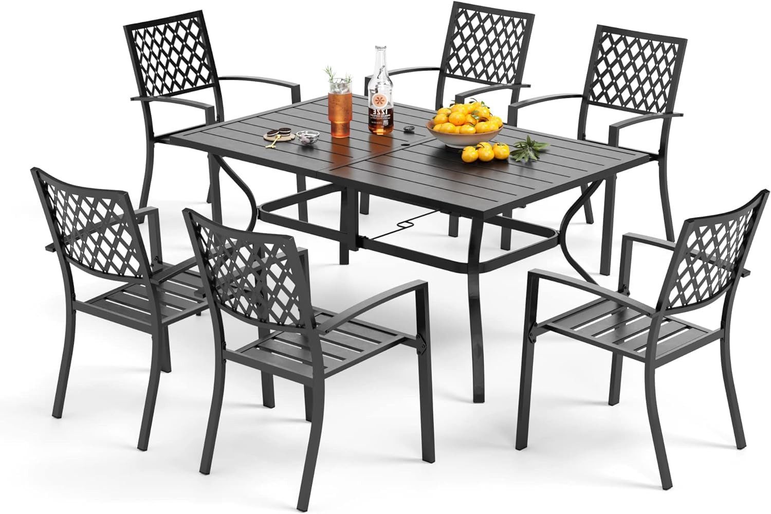 PHI VILLA Garten-Essgruppe, (Wetterfest Gartengarnitur Set günstig online kaufen