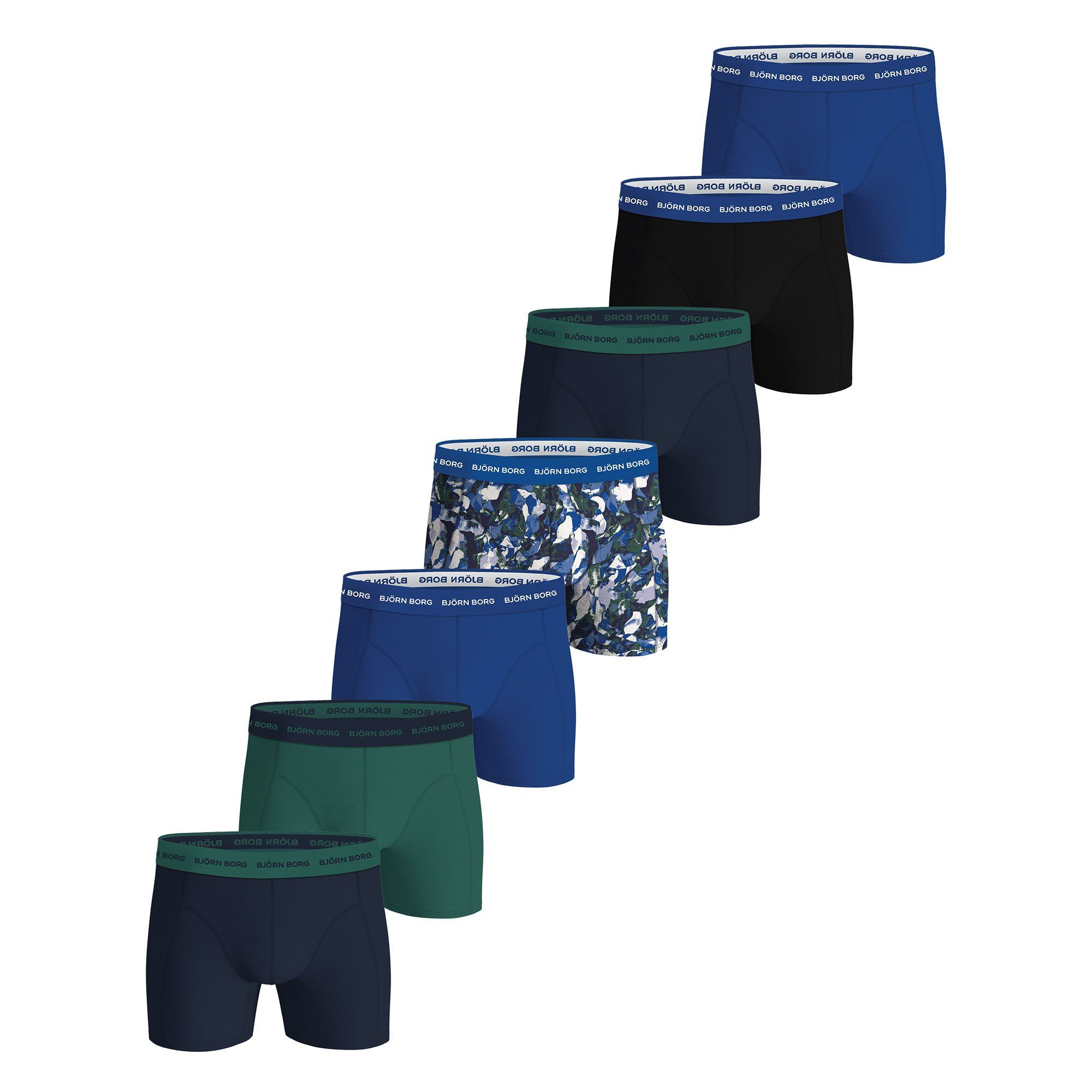 Boxer Herren Boxershort 7er Pack Baumwolle