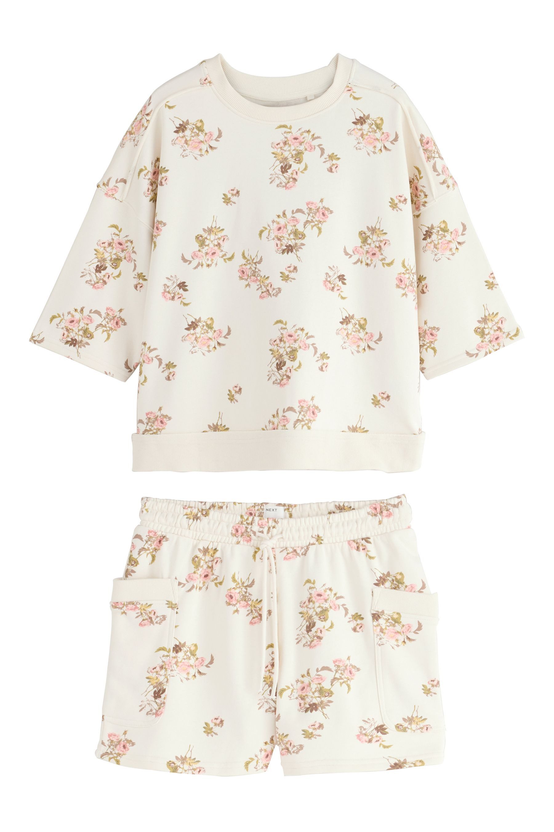 Next Top & Hose Loungewear-Set mit Sweatshirt und Shorts (2-tlg)
