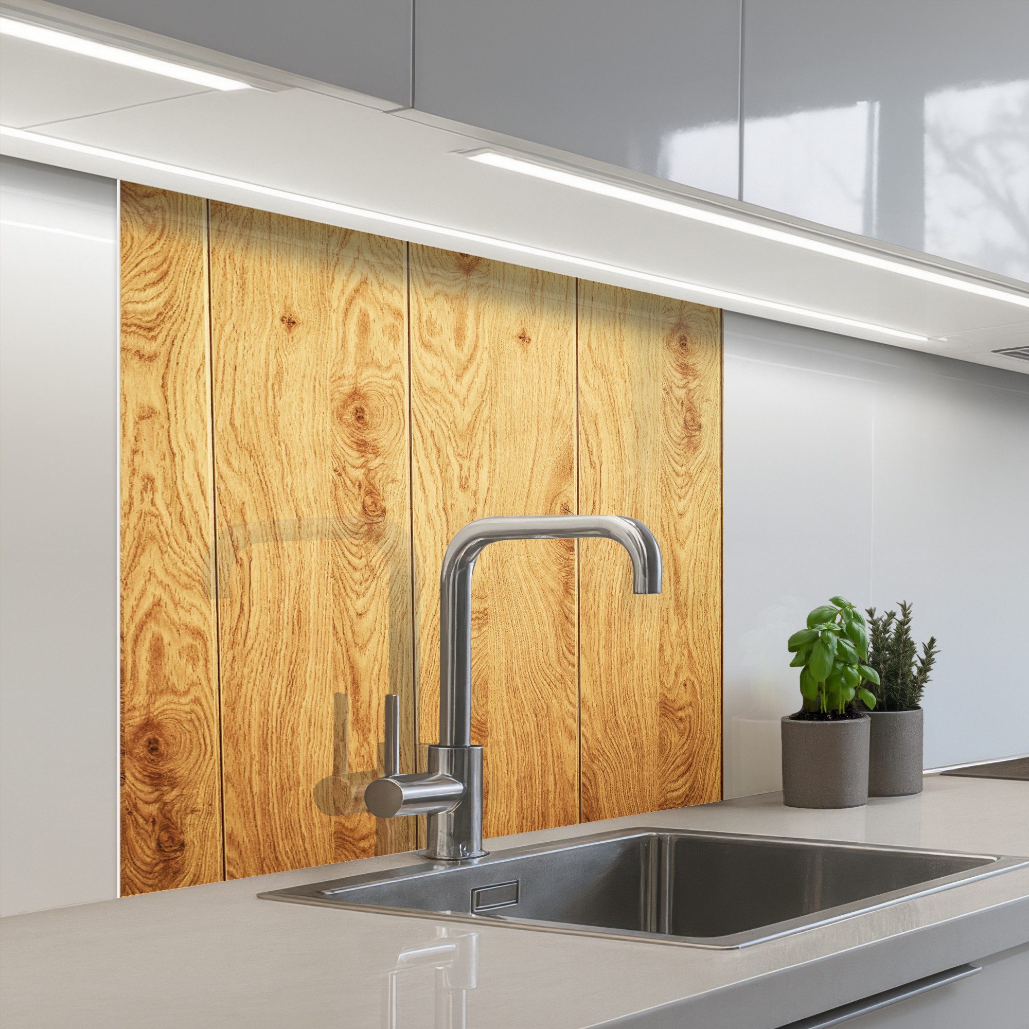 KitchenYeah Küchenrückwand selbstklebend Muster - Regale günstig online kaufen