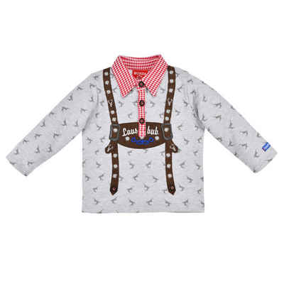 BONDI T-Shirt »BONDI Jungen Sweatshirt 'Lausbub' mit Hemdkragen 9«