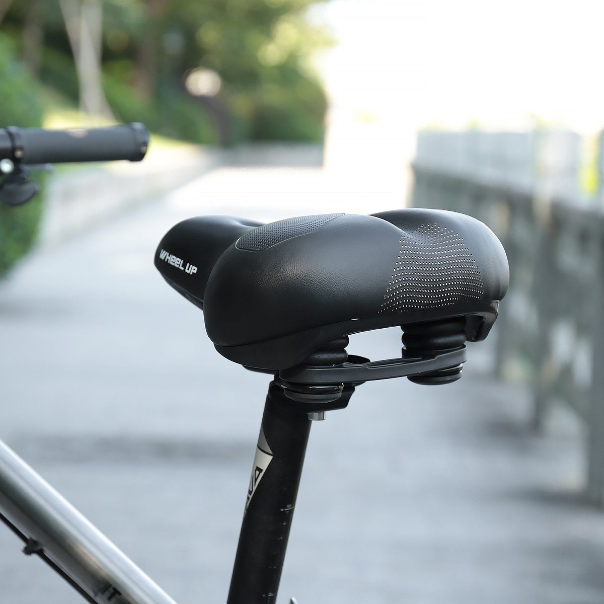 Unisex MidGard Fahrrad-Sattel, Fahrradsattel mit ergonomische e-Bike-Fahrradsitz Schlitz