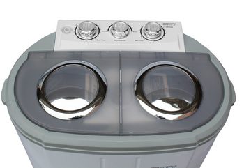 JUNG Mini-Waschmaschine CR8052, 3.00 kg, 400 U/min, Reisewaschmaschine Mini Waschmaschine Schleuder Klein Camping Mobil