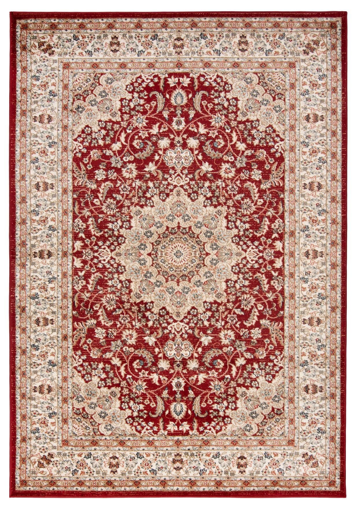 Teppich - für x Rot Traditioneller Wohnzimmerteppich Fußbodenheizung, 100 cm, Orientteppich Oriente Orient 60 Beige, Geeignet Mazovia, Teppich Pflegeleicht,