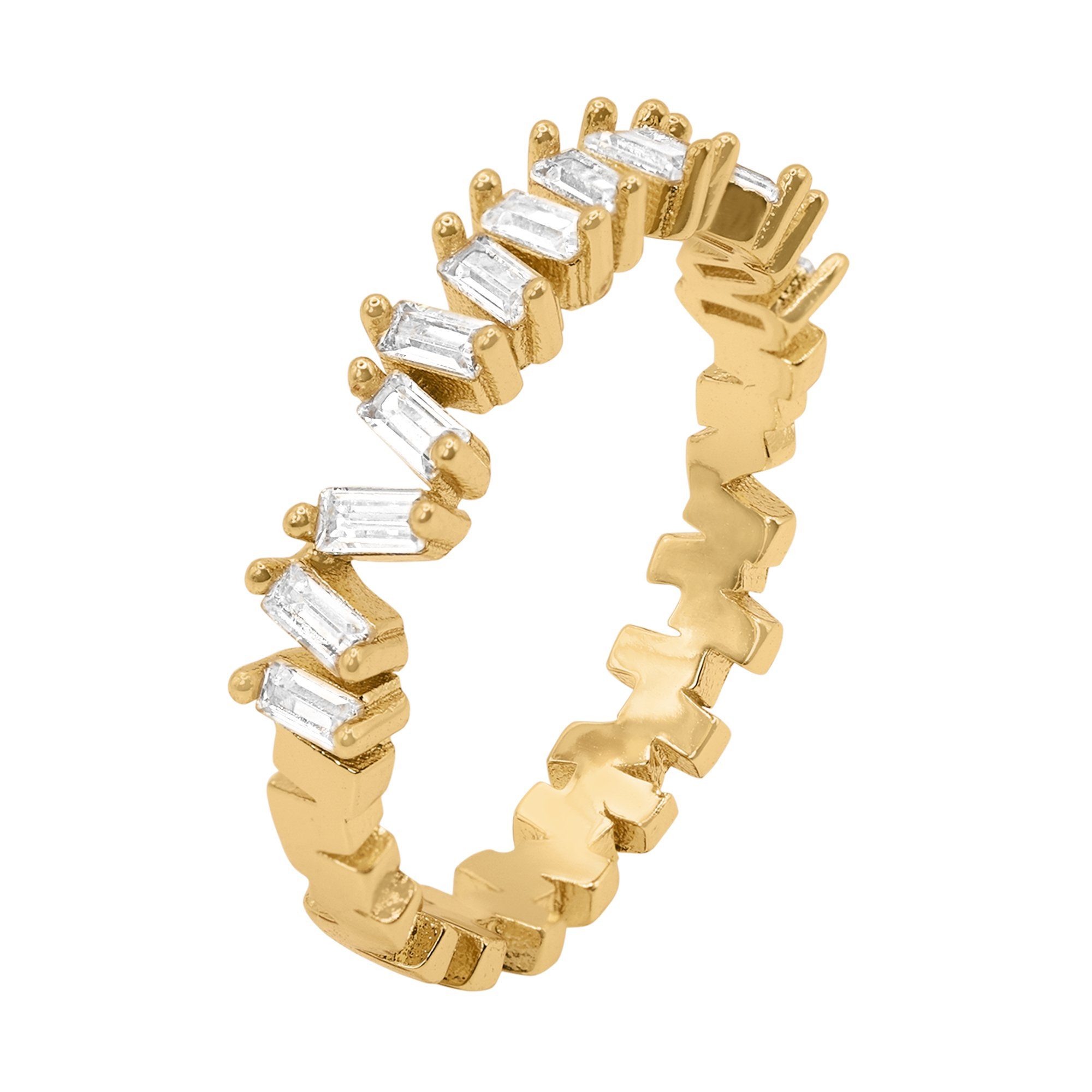 Esme 1-tlg., Fingerring Heideman Steinen (Ring, Ring inkl. Geschenkverpackung), mit goldfarben