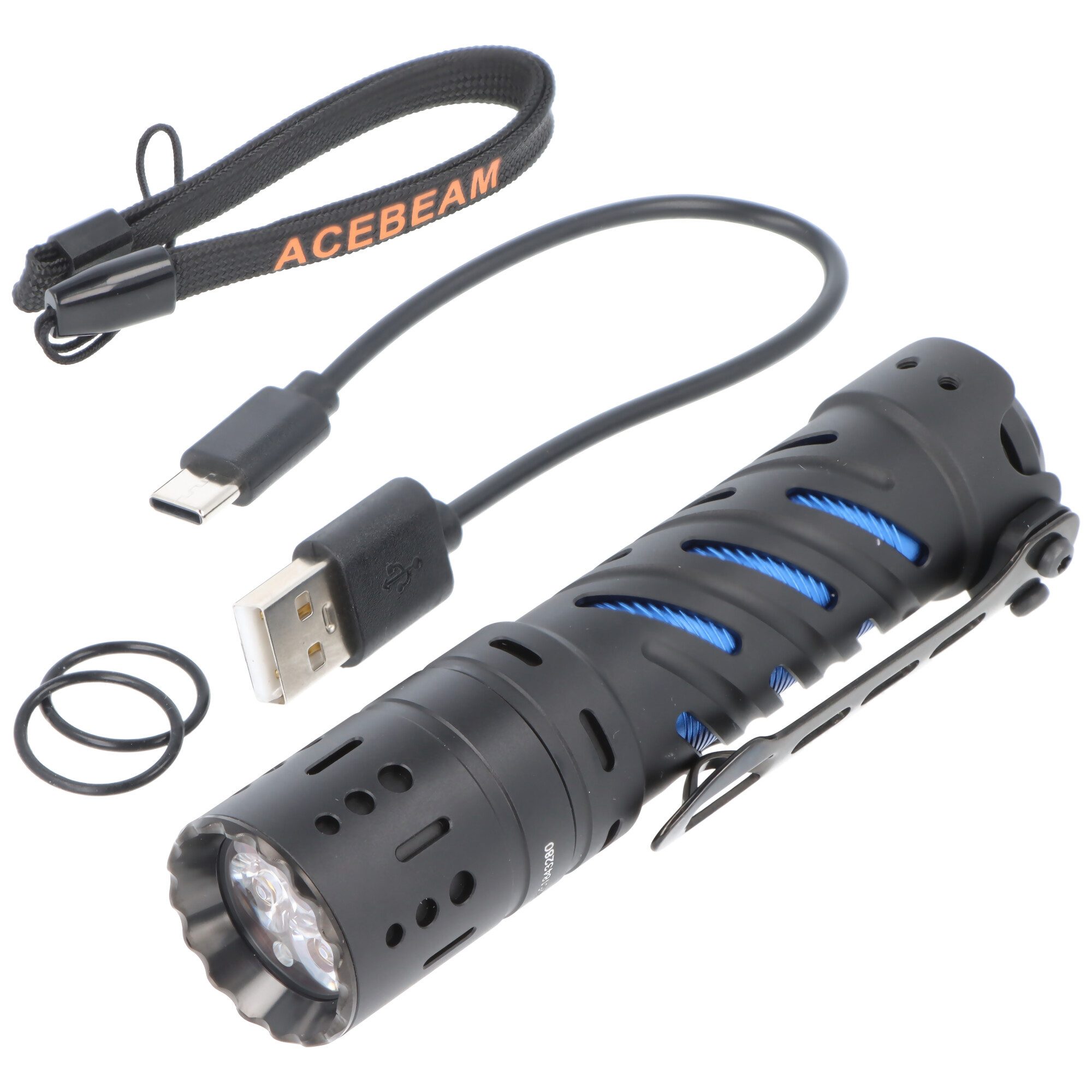 Acebeam LED Taschenlampe AceBeam E70 Mini LED-Taschenlampe mit 2.000 Lumen, CRI90+, inklusive