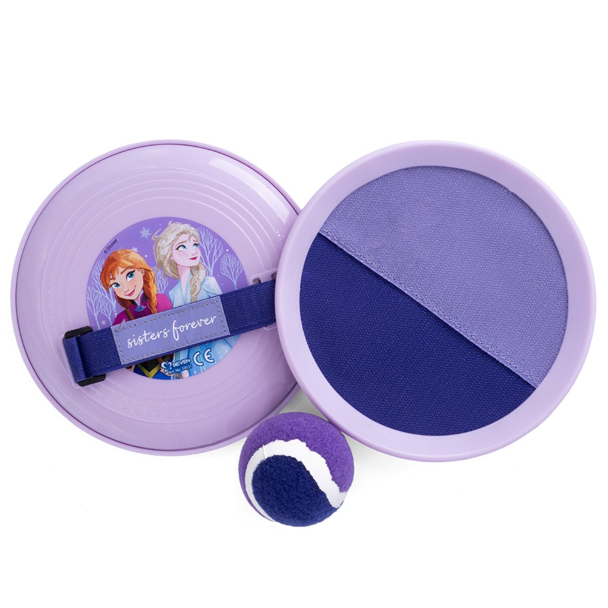 Disney Frozen Spiel Catch Ball Spiel Set mit 2 Handpaddles und Ball Fangspiel für Outdoor