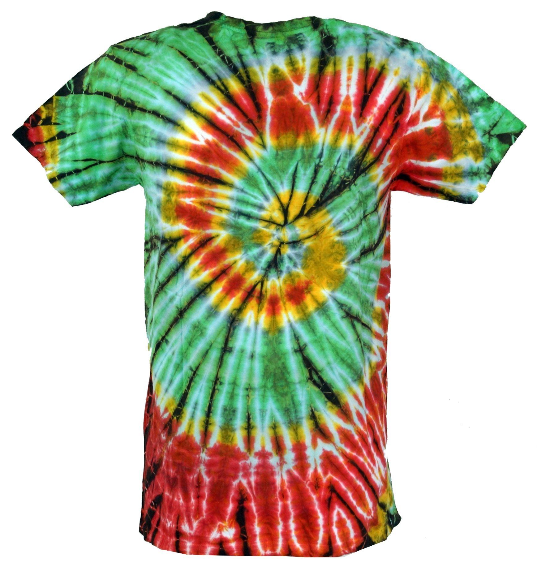 Guru-Shop T-Shirt Batik T Shirt, Herren Kurzarm Tie Dye Shirt -.. Handarbei günstig online kaufen