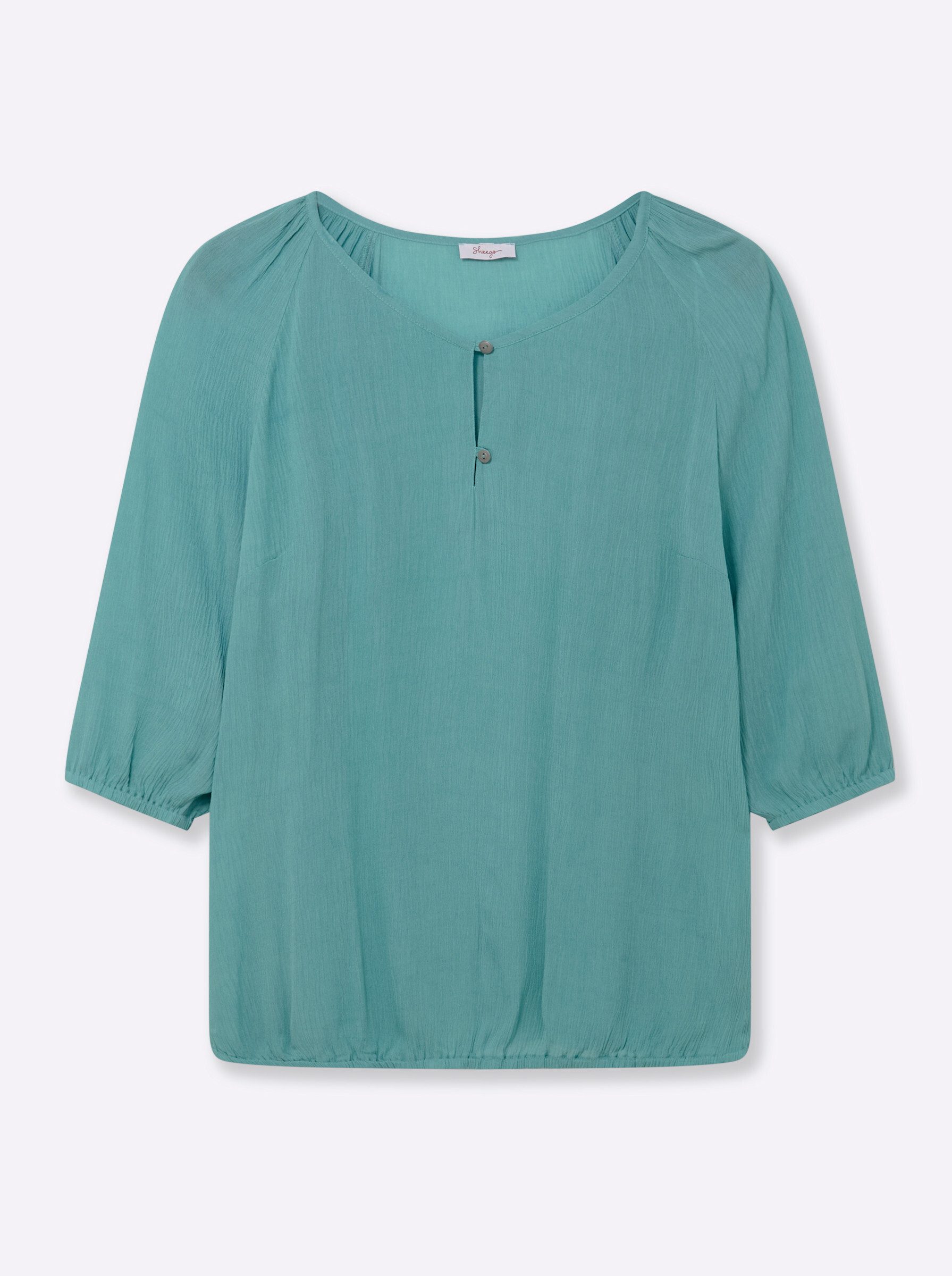 Klassische Bluse Tunika 3/4-Arm