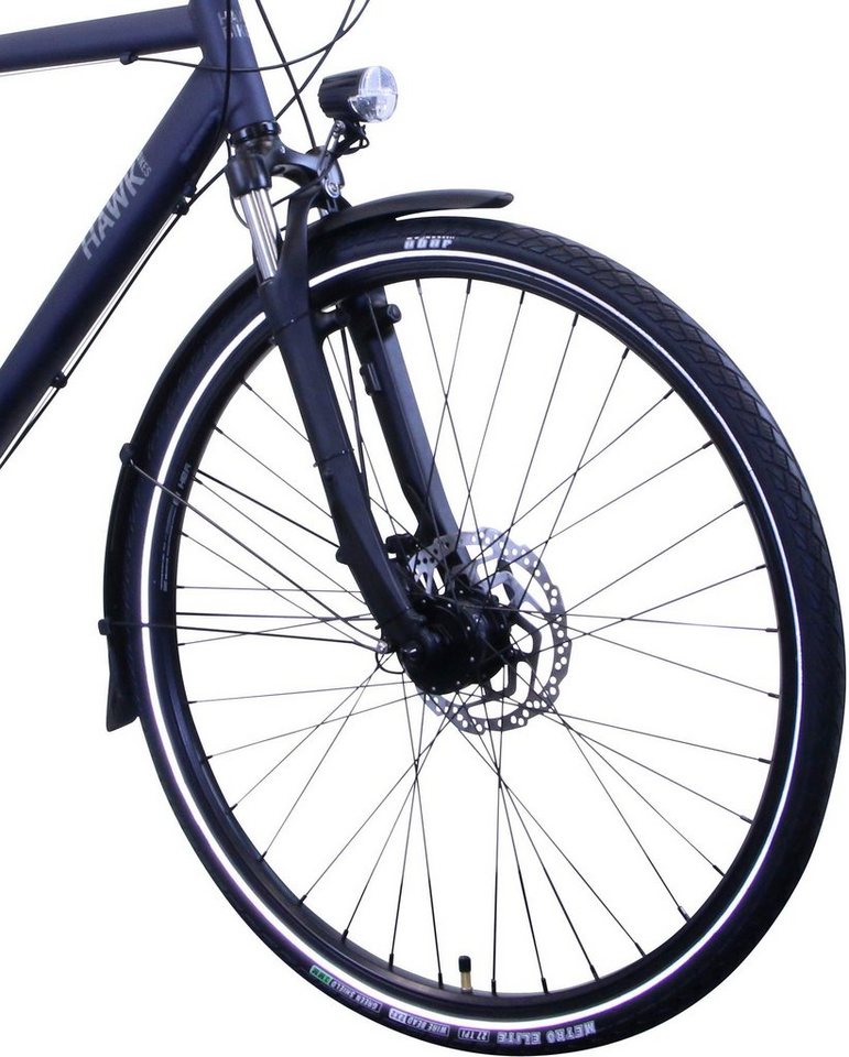 Thumbnail - HAWK Bikes Trekkingrad Trekking Gent Deluxe Ocean Blue, 20 Gang Shimano Shimano CUES Schaltwerk, für Herren