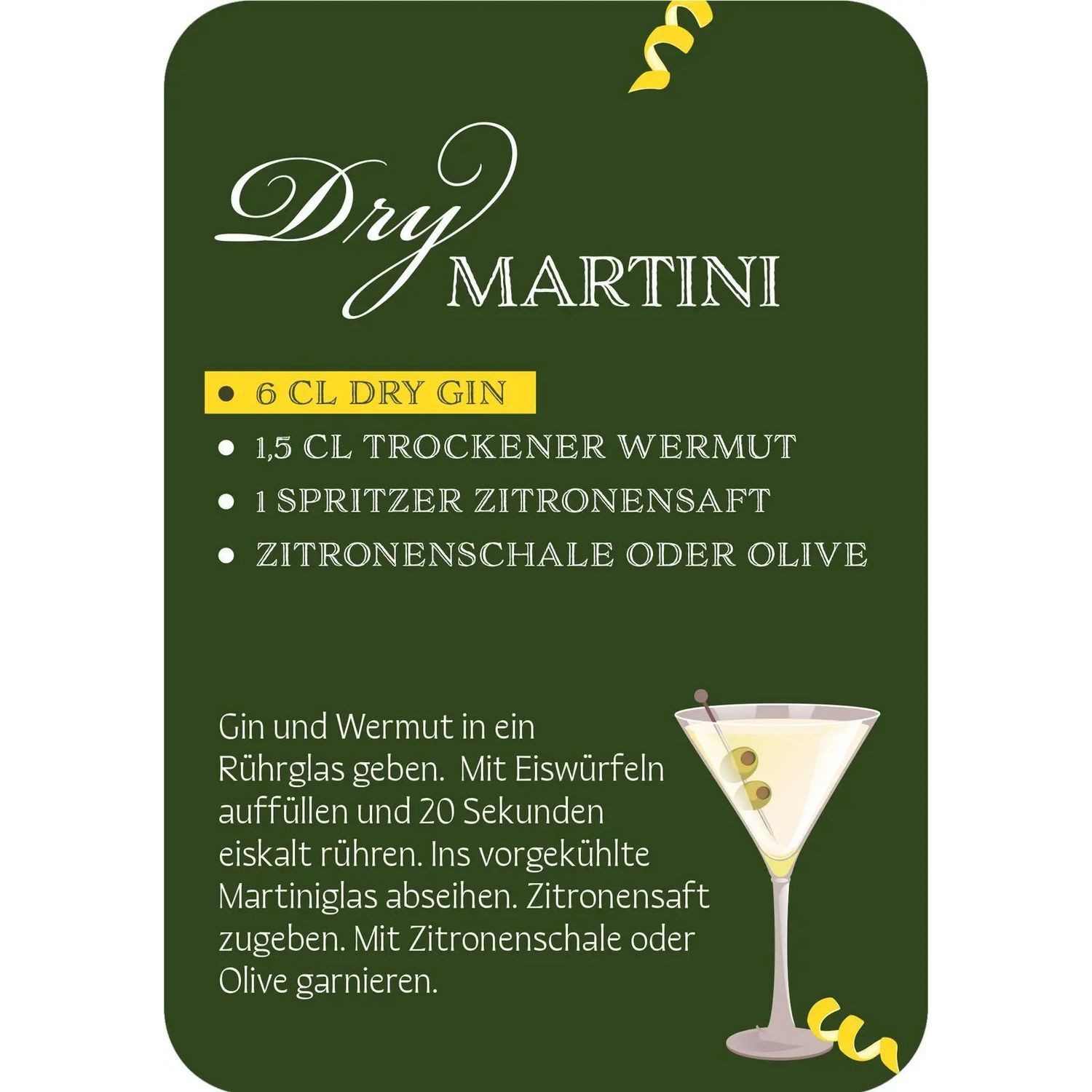 Ars Edition Spiel Das Cocktail-Quartett