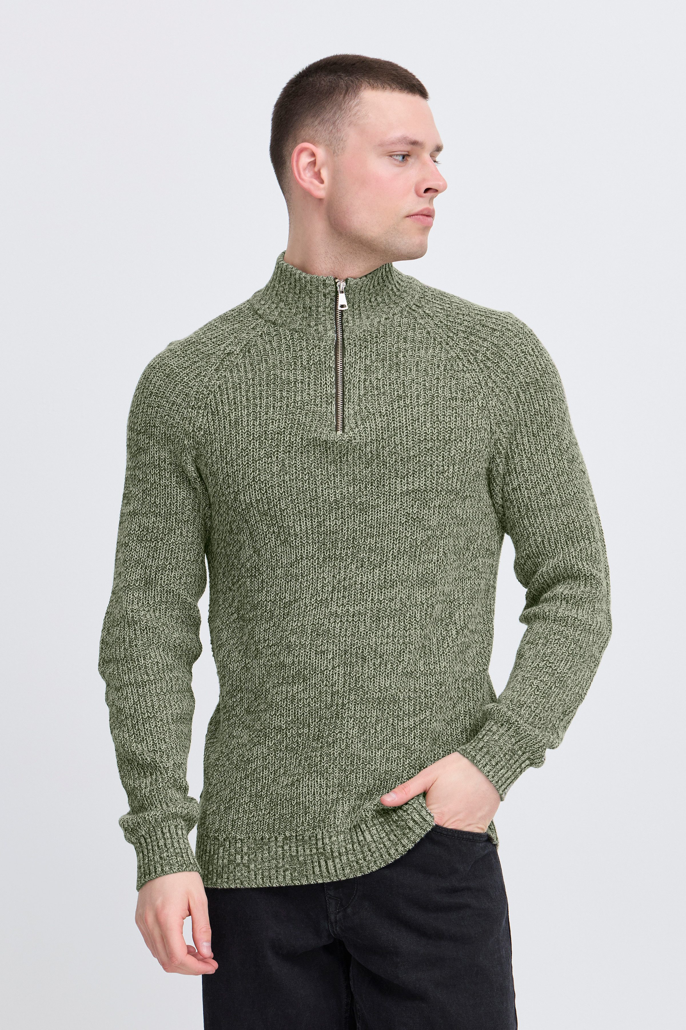 Blend Stehkragenpullover BHDARIK HALFZIPP günstig online kaufen