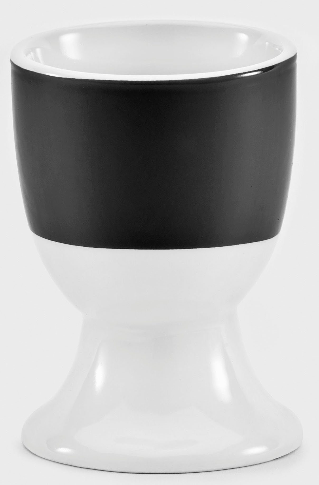 van Well Eierbecher Vario, (Set, 6-tlg., 6 Eierbecher), Porzellan, spülmaschinen- und mikrowellengeeignet