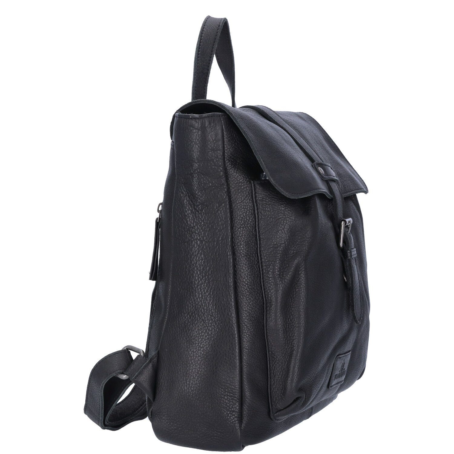 The Skandinavian Brand Freizeitrucksack The Skandinavian Brand Damen Leder Rucksack schwarz (1-tlg)