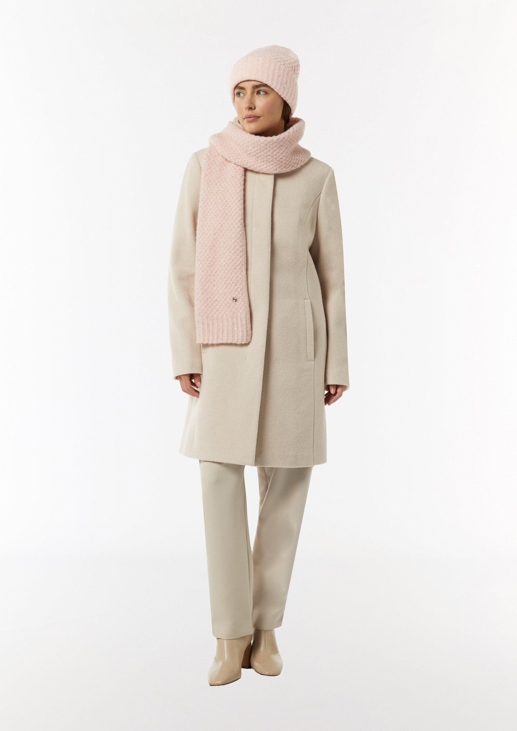 comma Strickmütze Mütze Strickmütze mit Pailletten günstig online kaufen