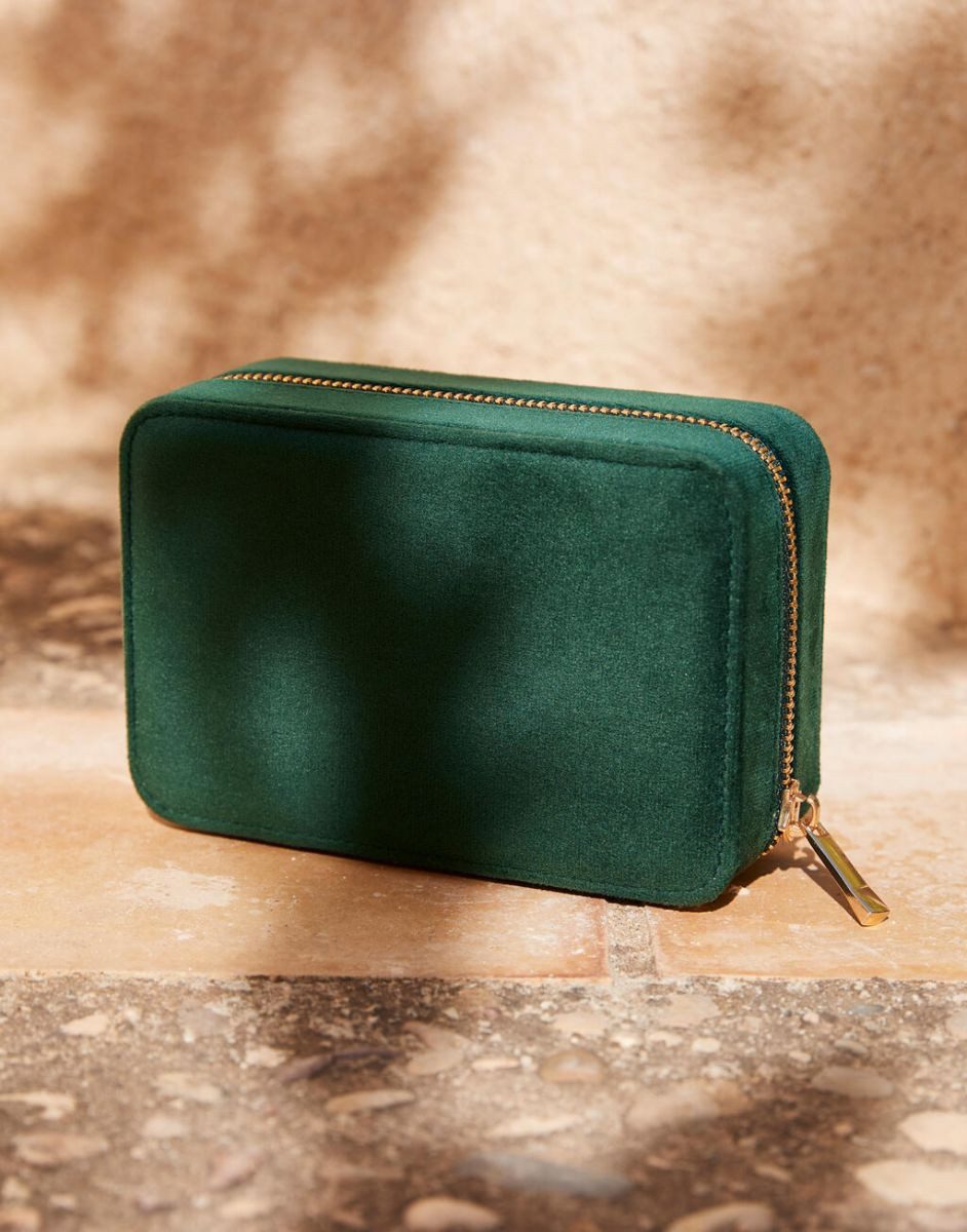 BagBase Kulturbeutel Velvet Travel Jewellery Box Schmuckkästchen
