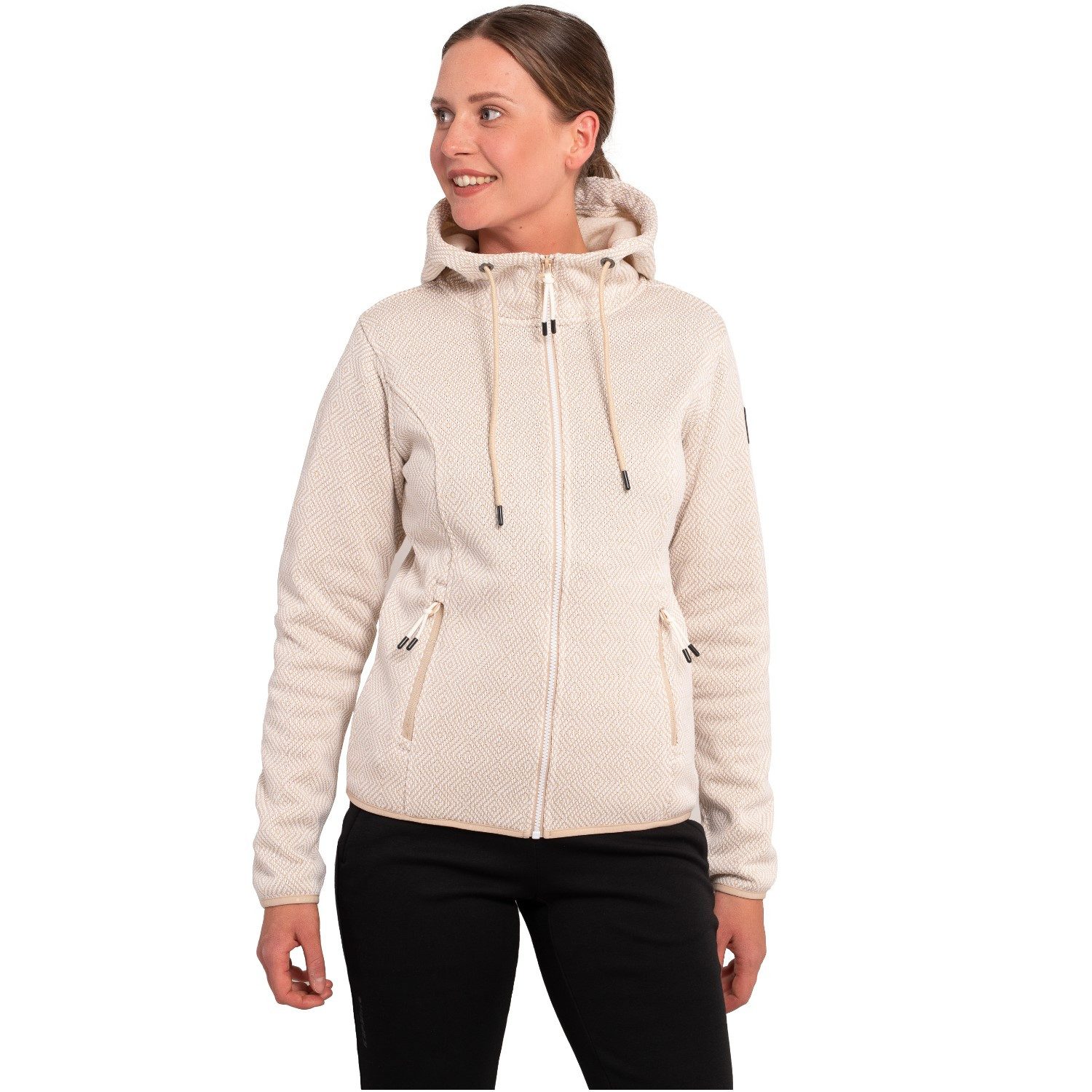 Icepeak Strickfleecejacke Auen Midlayer mit Kapuze günstig online kaufen