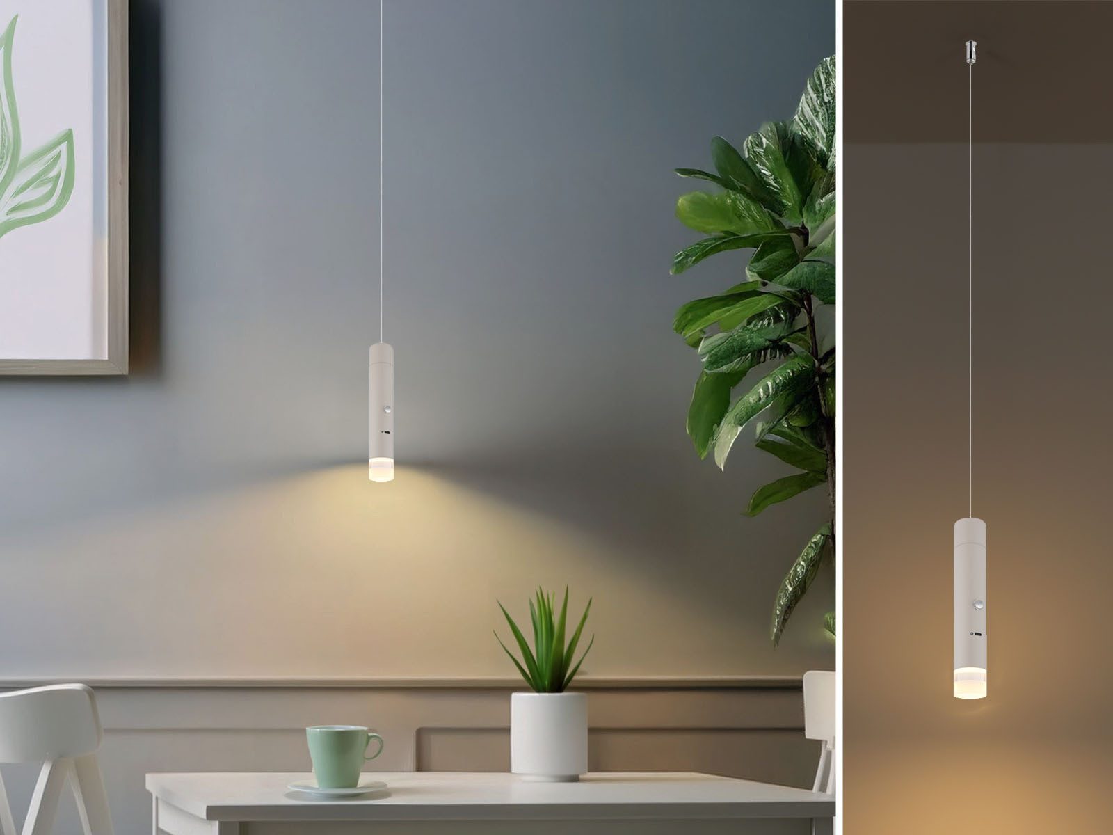 GLOBO LIGHTING LED Pendelleuchte, Dimmfunktion, LED fest integriert, Warmwe günstig online kaufen