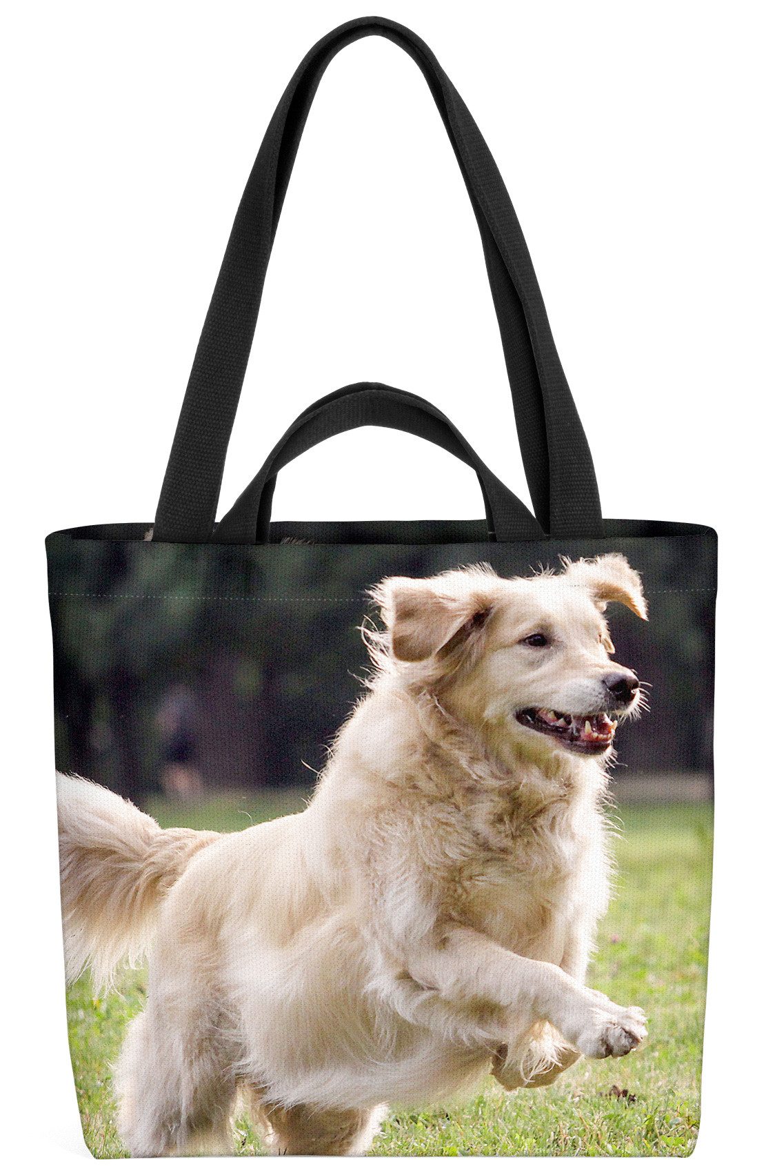 VOID Henkeltasche (1-tlg), Golden Retriever golden retriever Jagdhund Welpe Hund Haustier Tier H