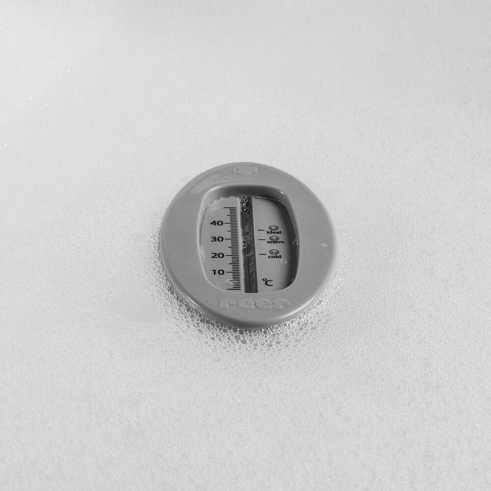 Reer Badethermometer Oval Grau