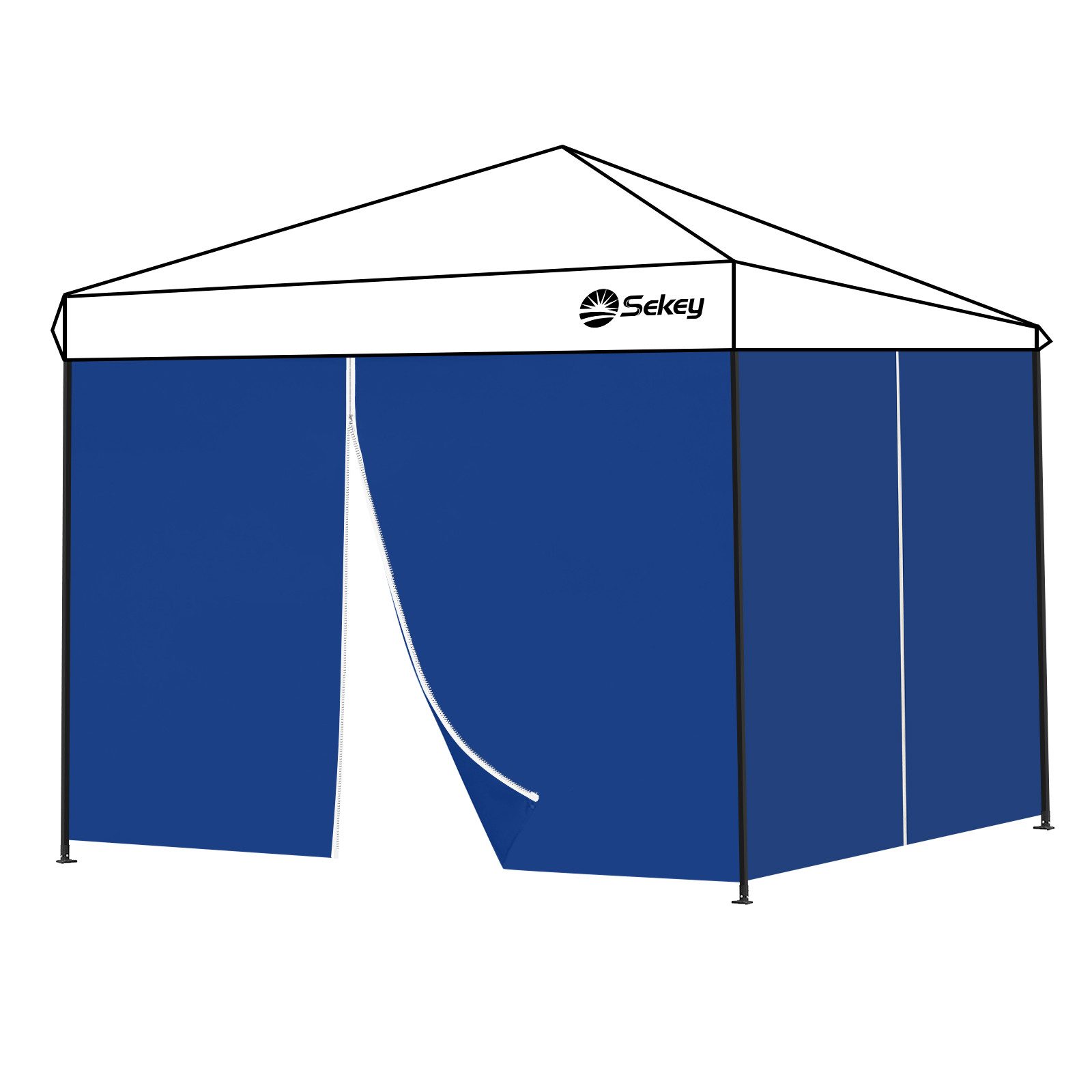 Sekey Pavillonseitenteil 2x Seitenwand Pavillon 3m günstig online kaufen