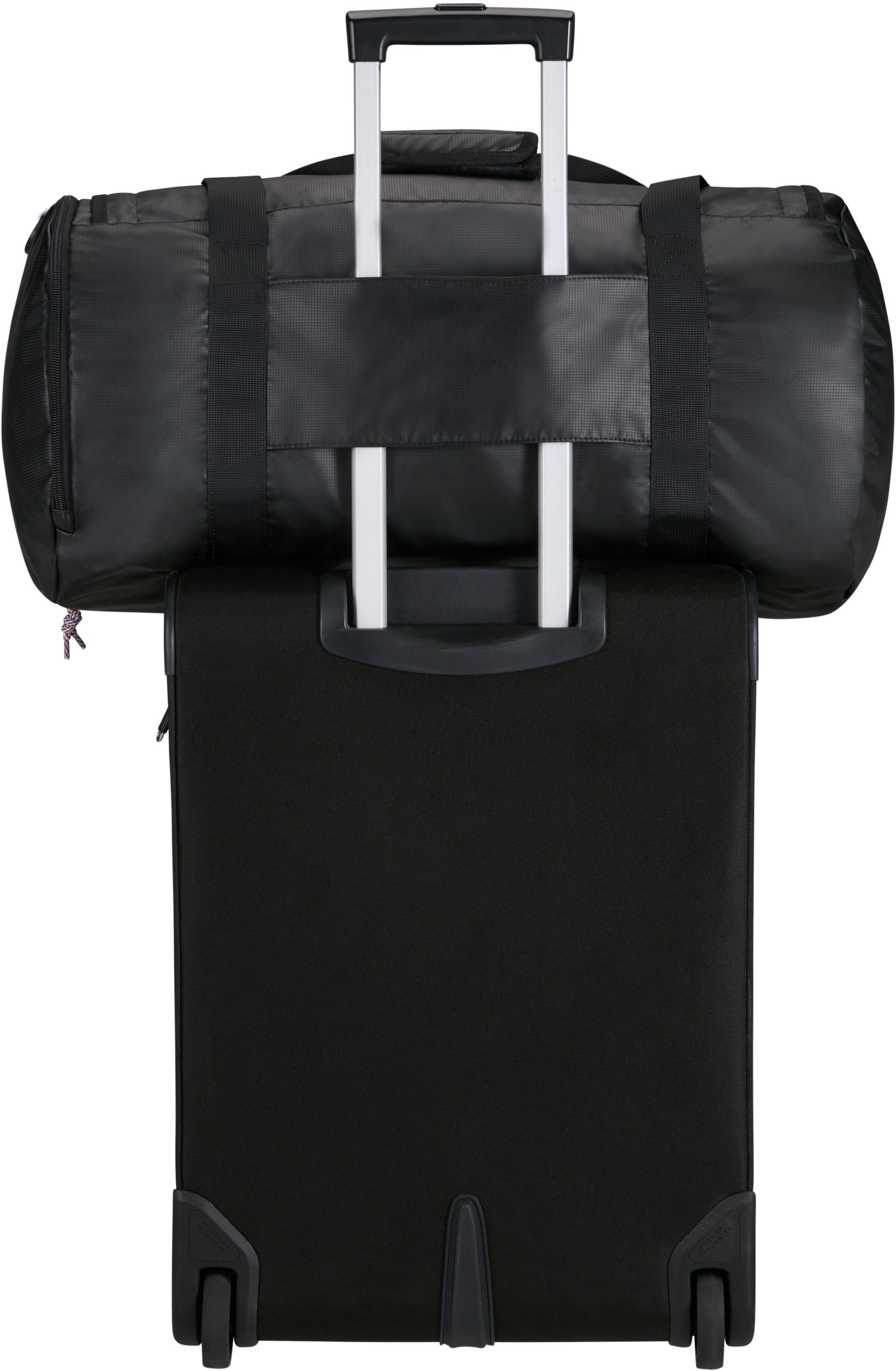 schwarz American Trolley-Austeck-System Reisetasche mit Upbeat Tourister® Pro,