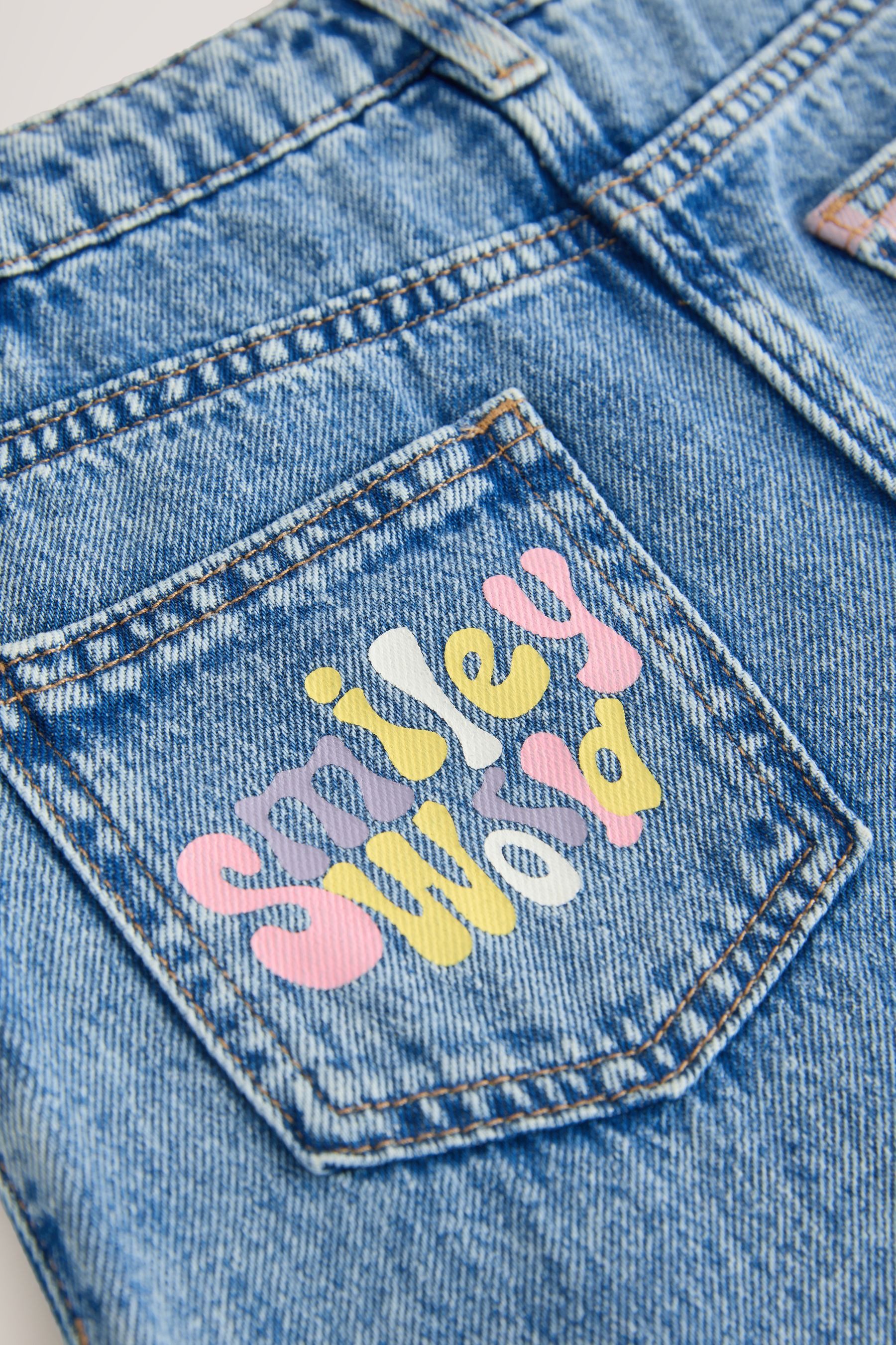 Next Weite Jeans Barrel Jeans, SmileyWorld® (1-tlg)